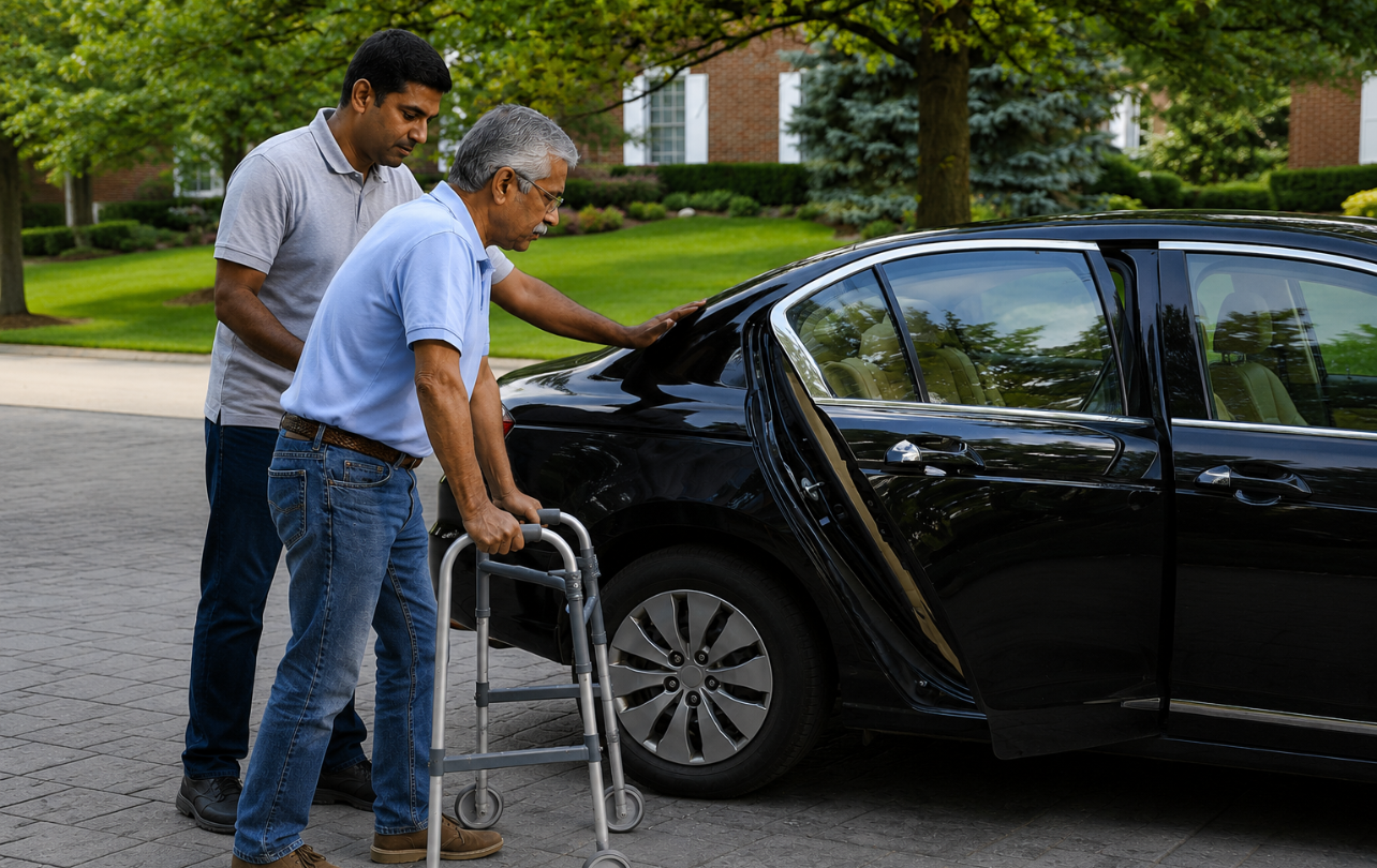 Patient Transportation Pick Up and Drop Service Trivandrum