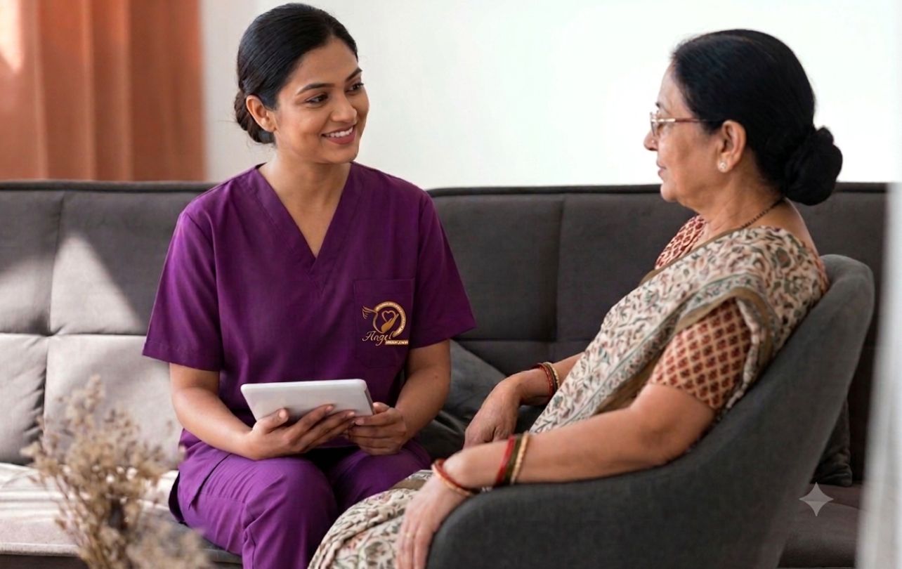 Professional Nurse Visit Home Healthcare Services