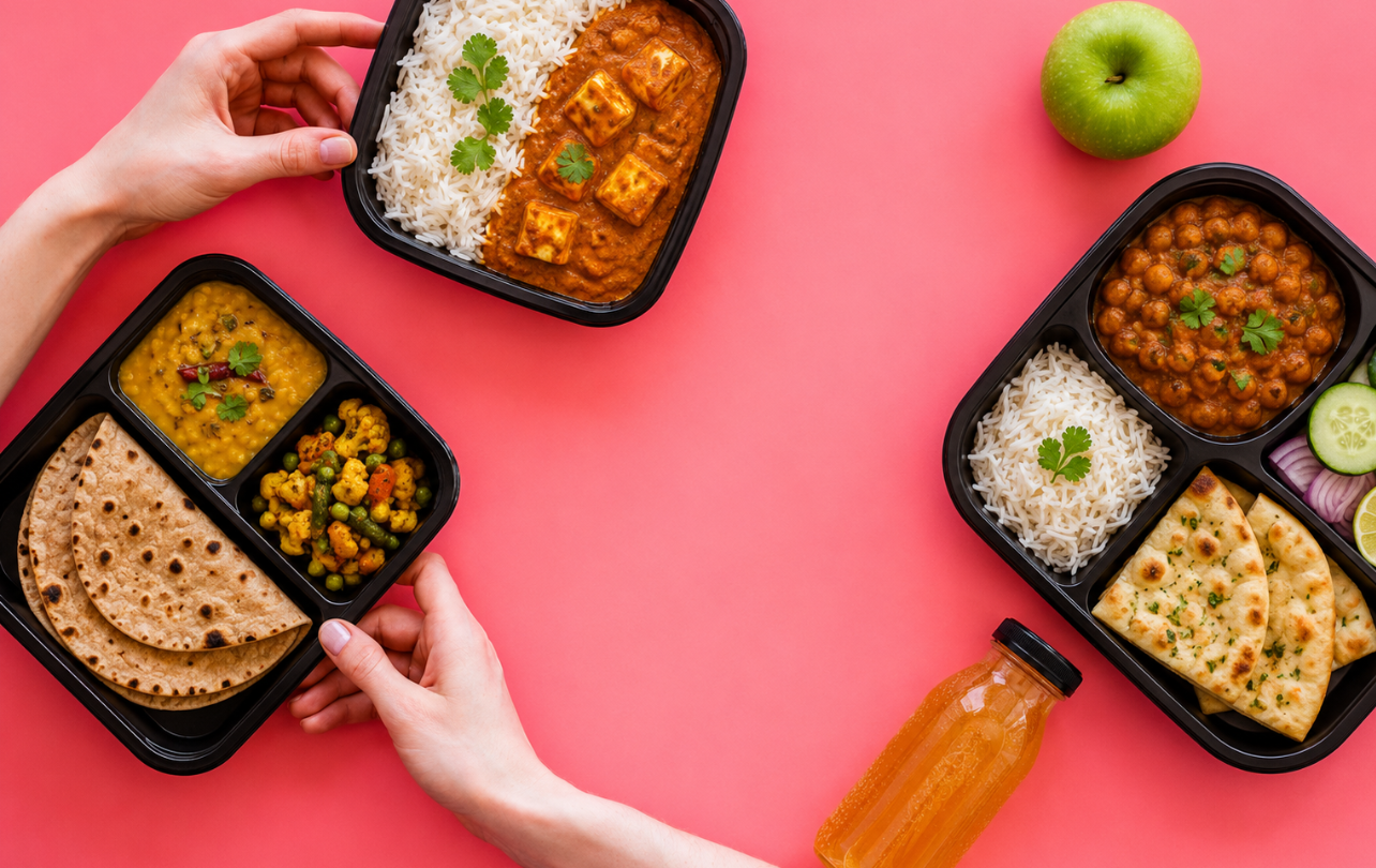 Balanced healthy meals prepared for elderly individuals and patients receiving home care services