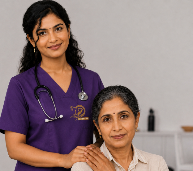 Angel Health Care home laboratory service technician Trivandrum