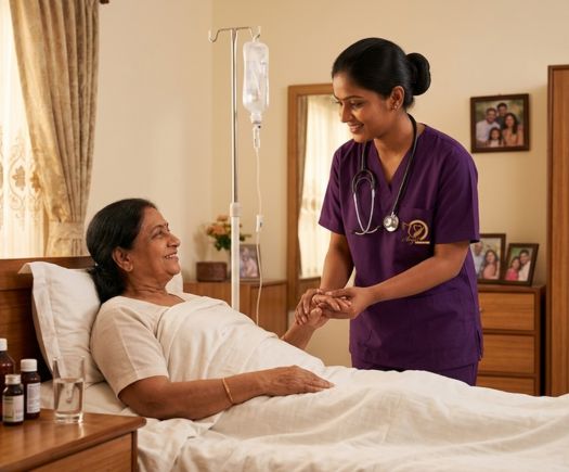 Doctor and nurse consulting patient