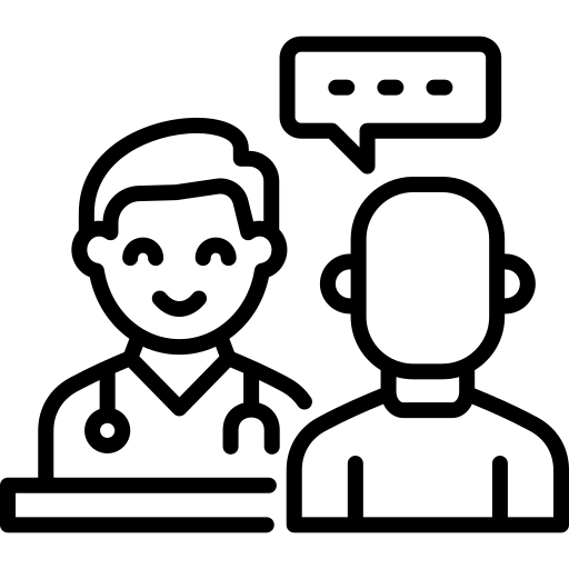 Home doctor consultation icon – Angel Health Care