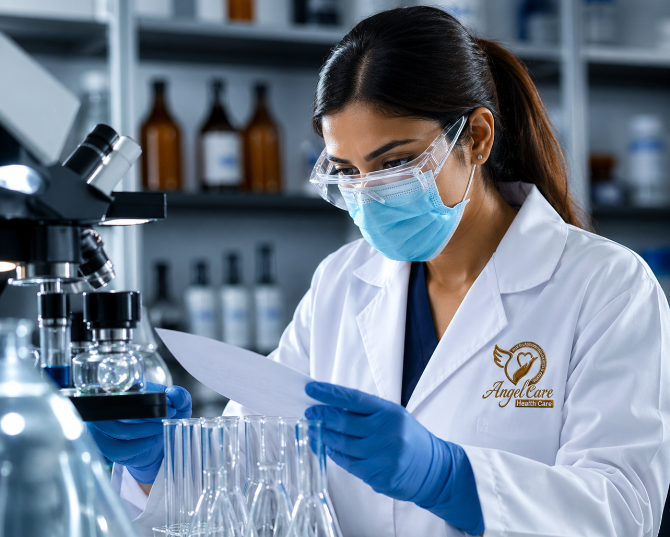 Home lab test sample collection – Angel Health Care Trivandrum