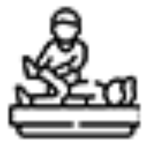 Home physiotherapy care icon – Angel Health Care Trivandrum